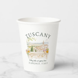 イタリア トスカーナ地方 旅行 フィレンツェ 紙コップ