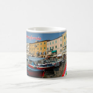 イタリア – トスカーナ州 – イゾラデルバ州 – ポルトフェラリオ –  コーヒーマグカップ