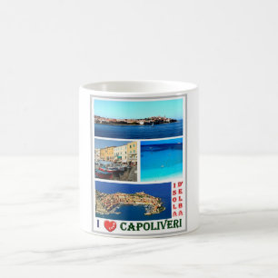イタリア – トスカーナ州 – イゾラ・デ・エルバ州 – カポリベリ –  コーヒーマグカップ