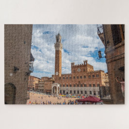 イタリア，トスカーナ州，シエナのPiazza del Campo ジグソーパズル