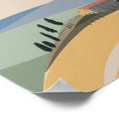 イタリア・トスカーナ旅行ポスター ポスター (角)