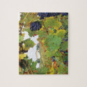 イタリア、トスカーナ農家を通して見る ジグソーパズル (縦)