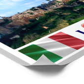 イタリア – トスカーナ – オルヴィエト –  ポスター (角)