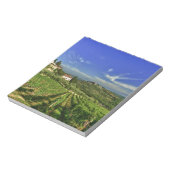 イタリア、トスカーナ、グレブ。カステロのブドウ畑 ノートパッド (回転)