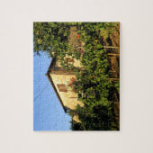 イタリア、トスカーナ、グレブ。晩夏のワインシーン ジグソーパズル (縦)