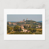 イタリア，トスカーナ，サン・ギミニャーノの丘の町 ポストカード (正面)
