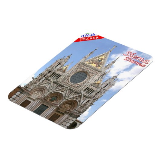イタリア – トスカーナ – シエナ – 大聖堂 – マグネット (左側)