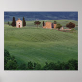 イタリア,トスカーナ,チャペルサンキリコドルシア ポスター (正面)