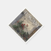 イタリア,トスカーナ |トスカーナの出入り口 スタンダードカクテルナプキン (角)