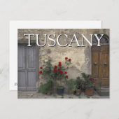 イタリア，トスカーナ |トスカーナの出入り口 |ハッピーバースデー ポストカード (正面/裏面)