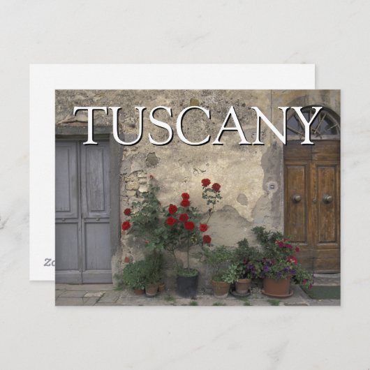 イタリア,トスカーナ |トスカーナの出入り口 |ハッピーバースデー ポストカード (正面/裏面)