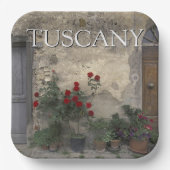 イタリア,トスカーナ |トスカーナの出入り口 ペーパープレート (正面)