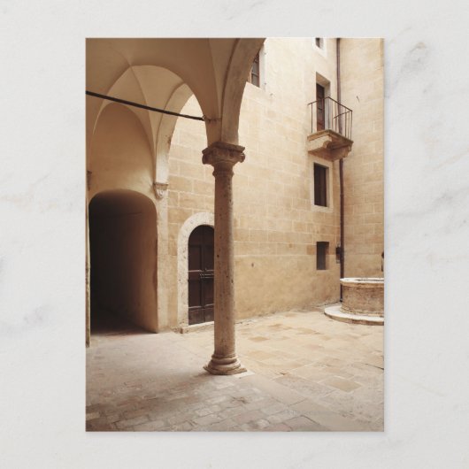 イタリア，トスカーナ，ピエンツァ ポストカード (正面)