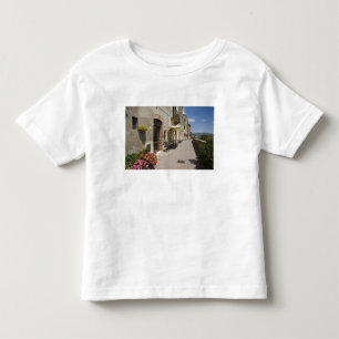 イタリア、トスカーナ、ピエンツァ。外周通路 トドラーTシャツ