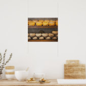 イタリア。トスカーナ。ピエンツァ。3 ポスター (キッチン)