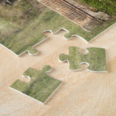 イタリア，トスカーナ，ブドウ畑 ジグソーパズル (側面)