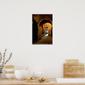 イタリア,トスカーナ,モンテプルチアーノのワインセラー ポスター (キッチン)