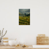 イタリア，トスカーナ，ヴィネヤード ポスター (キッチン)