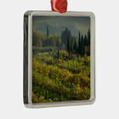 イタリア、トスカーナ、ヴィネヤード メタルオーナメント (右)