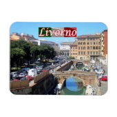 イタリア – トスカーナ – Livorno - Scali delle Pietre - マグネット (横)