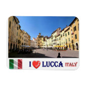 イタリア – トスカーナ – Lucca - I Love - マグネット (横)
