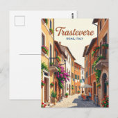 イタリア トラステヴェレ ポストカード (正面/裏面)