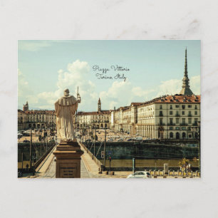 イタリア,トリノ, Piazza Vittorio ポストカード