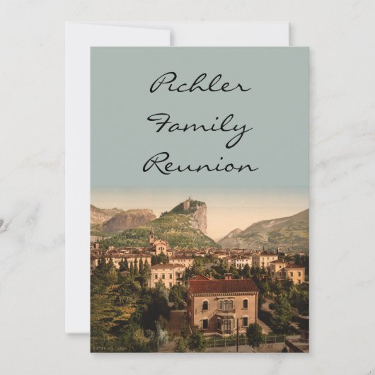 イタリア，トレンティノ-アルトアディジェ，アルコ3世 招待状 (正面)