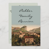 イタリア，トレンティノ-アルトアディジェ，アルコ3世 招待状 (正面/裏面)