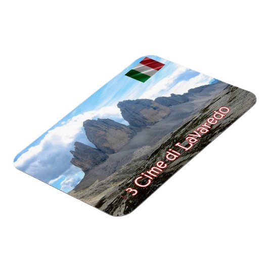 イタリア – トレンティーノアルトアディゲスデュチロル – 3つのピーク マグネット (左側)