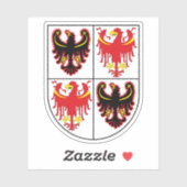 イタリア，トレンティーノ – サウス・チロルの紋章 シール (シート)