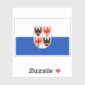 イタリア,トレンティーノ – サウス・チロル国旗 シール (シート)