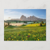 イタリア，ドロマイトアルプス，地震計アルム ポストカード (正面)