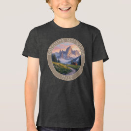 イタリア ドロミテ山脈 トライブレンドTシャツ