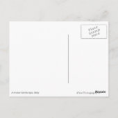 イタリア・ドロミーツの村の秋 ポストカード (裏面)