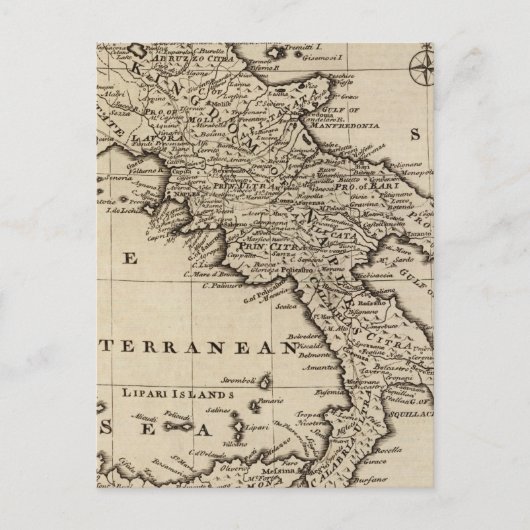 イタリア,ナポリとシチリア王国 ポストカード (正面)