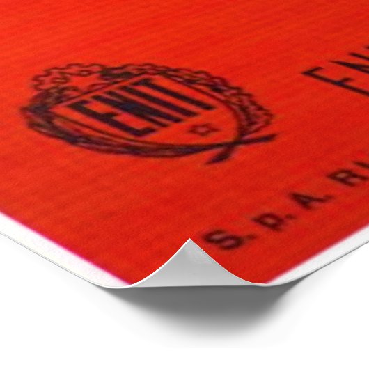 イタリア,ナポリ,ポンペイの彫刻と芸術 ポスター (角)