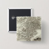 イタリア，ナポリ 缶バッジ (正面&裏面)