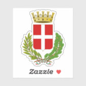 イタリア，ノバラの紋章 シール (シート)