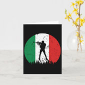 イタリア バイアスロン ワールドカップ 冬季スポーツ イタリア カード (黄色い花)