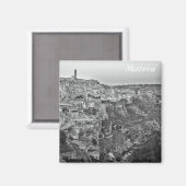 イタリア，バシリカタのマテラ マグネット (正面/裏面)