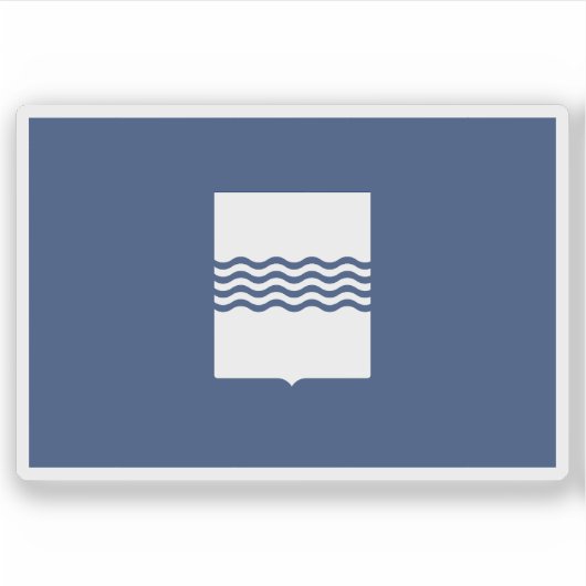 イタリア，バジリカタ国旗 シール (正面)