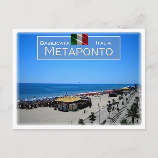 イタリア - バジリカータ州 - メタポント - ポストカード (正面)