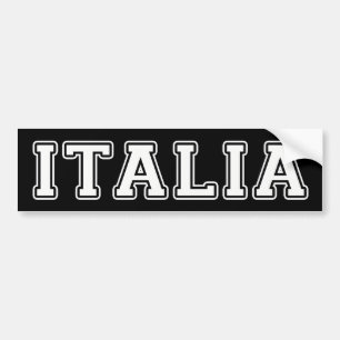 イタリア バンパーステッカー