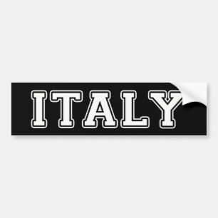 イタリア バンパーステッカー