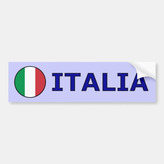 イタリア バンパーステッカー (正面)
