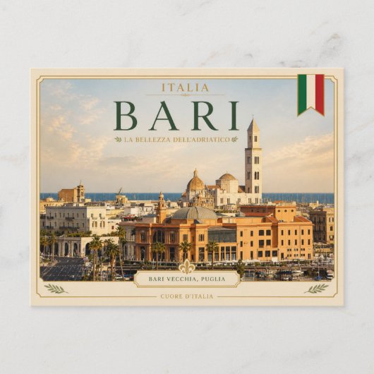 イタリア バーリ旧市街 ポストカード (正面)