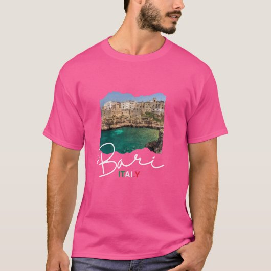 イタリア バーリ お土産 バーリ イタリア Tシャツ (正面)