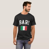 イタリア バーリ トスカーナ シチリア イタリア国旗 Tシャツ (正面フル)