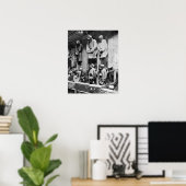 イタリア,パレルモのカタコンブのミイラ ポスター (ホームオフィス)